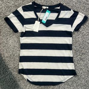 NWT - XS - stitch fix purchase striped casual preppy tee, never worn, soft